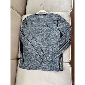 Under Armour and grey black shirt, men’s medium, 100% polyester